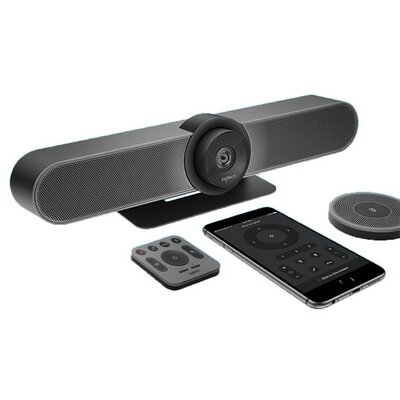 Logitech Webkamera - MeetUp (4K Ultra HD 3840x2160 képpont, 120°-os látótér, mikrofon Full HD, fekete)