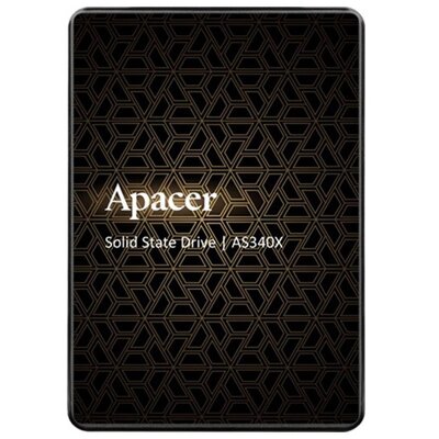 Apacer SSD 240GB - AP240GAS340XC-1 Panther (S340X Series, SATA3, Olvasás: 550 MB/s, Írás: 520 MB/s)