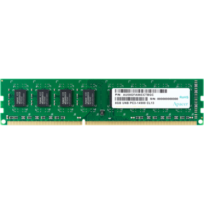 Apacer Memória Desktop - 8GB DDR3 (1600Mhz, CL11, 1.5V)