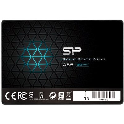 Silicon Power SSD - 1TB A55 2,5" (TLC, r:530 MB/s; w:450 MB/s)