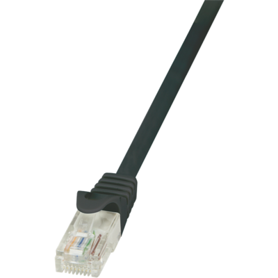 LogiLink CP1063U Cat5e UTP patch kábel - Fekete - 3m