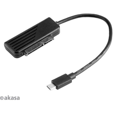 Akasa USB3.1 Type-C kábel 2,5" SATA SSD ÉS HDD adapter - 20cm - AK-AU3-06BK