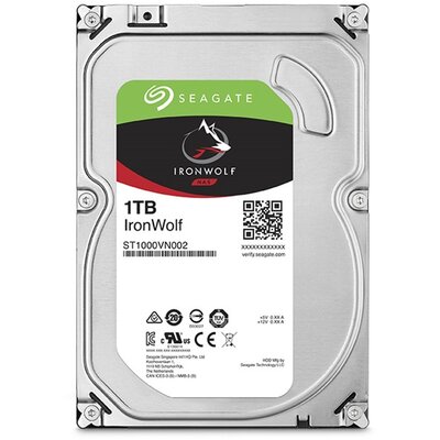 3,5" SEAGATE 1TB SATA3 5900rpm 64MB Ironwolf - ST1000VN002