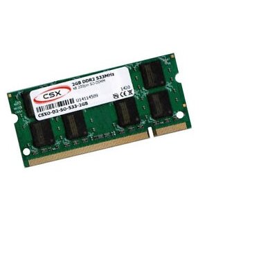 CSX Memória Notebook - 2GB DDR2 (533Mhz, 128x8, CL4, 1.8V)