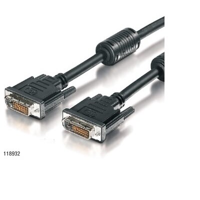 Equip Kábel - 118933 (DVI-D Dual Link kábel, apa/apa, 3m)
