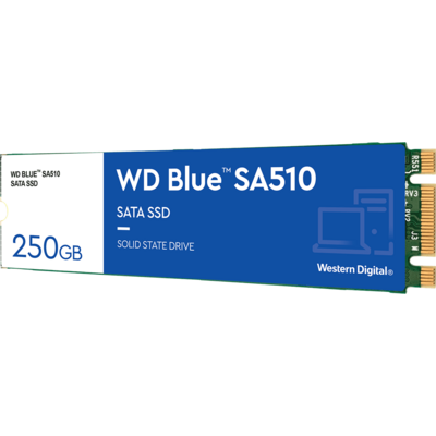 Western Digital 250GB BLUE SSD M.2 SA510 2280 SATA III 6 GB/S