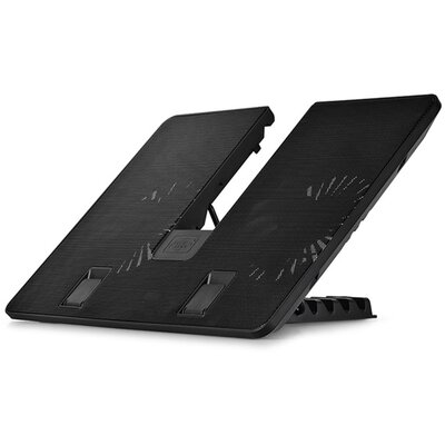DeepCool Notebook Hűtőpad 15,6"-ig - U PAL (26.3dB; max. 156,68 m3/h; 2x14cm, USB3.0)