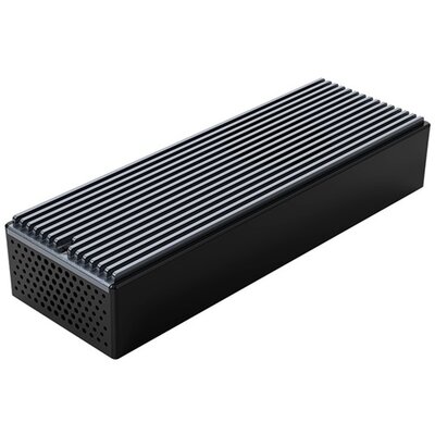 Orico Külső M.2 ház - M2PVC3-G20-BK/49/ (USB-C 3.2 Gen2x2 -> M.2 NVMe, Max.: 2TB, 20 Gbps)