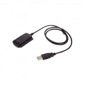 APPROX Kábel Átalakító - USB2.0 - IDE SATA Adapter, Fekete