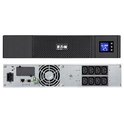 EATON szünetmentes 1000VA - 5SC1000IR (8x C13 kimenet, vonali-interaktív, LCD, USB, Rack 2U/Torony)