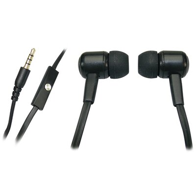 Sandberg Fülhallgató - Speak n Go (fekete; mikrofon; 3.5mm jack; válasz gomb; 1,2m kábel)