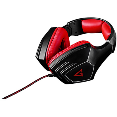 ModeCom Fejhallgató - MC-831 Rage Red (mikrofon; nagy-párnás; 2x3,5mm jack; fekete-vörös)