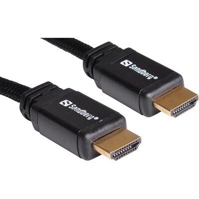 Sandberg Kábel - HDMI (5m; HDMI 2.0; 4K-UHD; fekete)