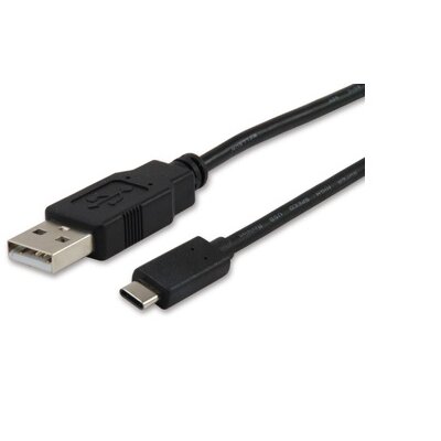 Equip Átalakító Kábel - 12888107 (USB-C -> USB-A 2.0 kábel, apa/apa, 1m)