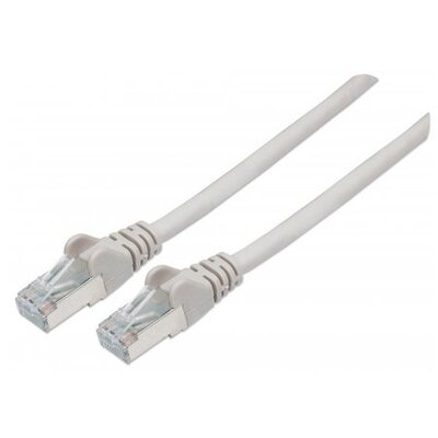 Manhattan Kábel - S/FTP Patch (RJ45 to RJ45, Cat6, 250Mhz, LSOH, 4 x 2 x AWG 28/7 réz, 15m, Szürke)