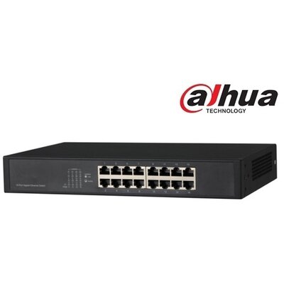 Dahua switch - PFS3016-16GT (16x gigabit port, 230VAC)