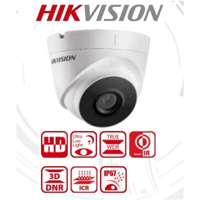 Hikvision 4in1 Analóg turretkamera - DS-2CE56D8T-IT3F (2MP, 2,8mm, kültéri, EXIR40m, IP67, WDR)