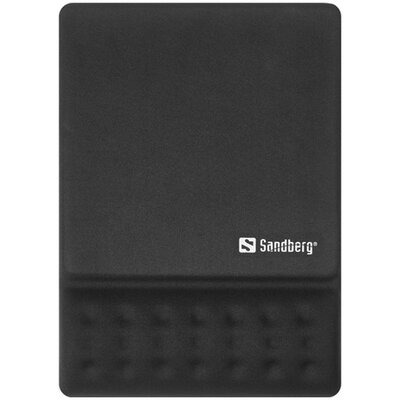 Sandberg Egérpad - Memory Foam Mousepad Square (memória habos csuklótámasz fekete)