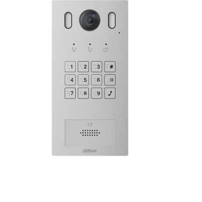 Dahua IP video kaputelefon - VTO3221E-P (kültéri egység, 2MP, IP55, ICR, audio,RFID olvasó,I/O,IK08,12VDC/PoE)