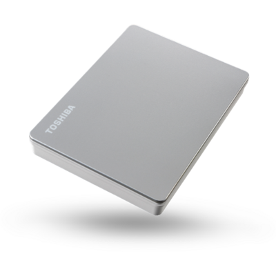 Toshiba Külső HDD 2.5" - 2TB Canvio Flex Ezüst (USB3.2 Gen 1. (USB-A, USB Type-C; ~5Gbps; exFAT+; Mac kompatibilis)