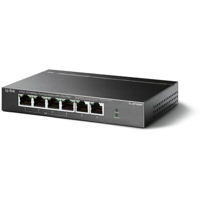 TP-Link Switch PoE - TL-SF1006P (6port 100Mbps; 4 af/at PoE+ port; 67W)