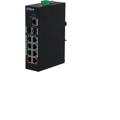 Dahua PoE switch - PFS3211-8GT-120 (8x 100Mbps at/af PoE + 1x 1Gbps + 2x SFP, 120W)