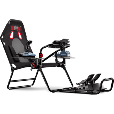 Next Level Racing Szimulátor cockpit - Flight Simulator Lite Cockpit (ülés; tartó konzolok)