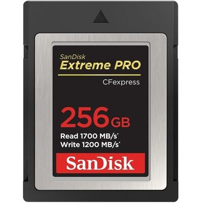 SANDISK Extreme Pro CFEXPRESS 256 GB Type B 1700/1200 MB/s