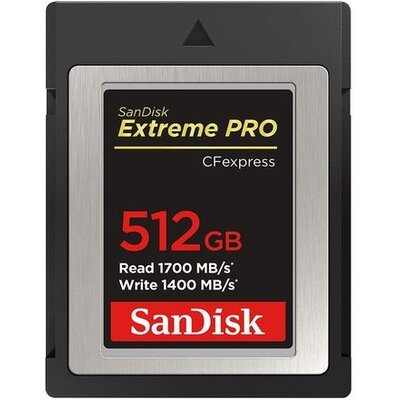 SANDISK Extreme Pro CFEXPRESS 512 GB Type B 1700/1200 MB/s