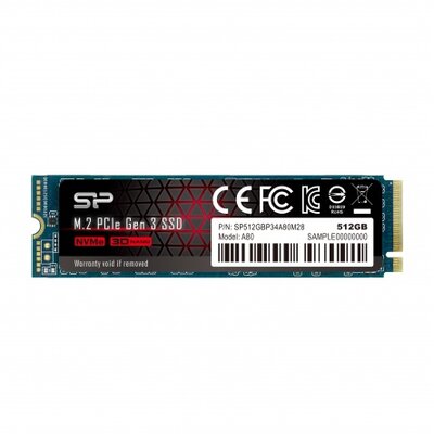 SSD M.2 SILICON POWER 512GB A80 NVMe 1.3 (3200MB/s | 3000MB/s)