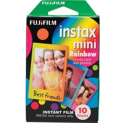 FUJIFILM Instax Mini Film Glossy Rainbow (10lap)