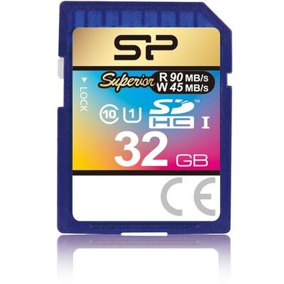Card SDHC Silicon Power 32GB UHS-I Superior (90MB/s | 45MB/s) U1