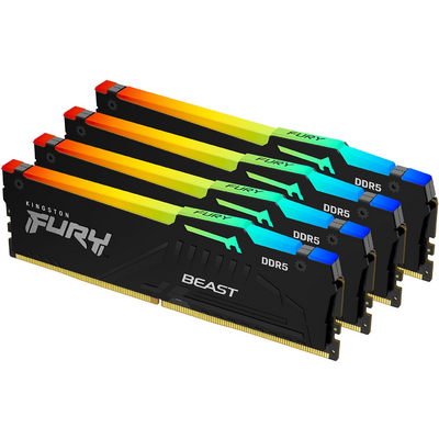 KINGSTON FURY Memória DDR5 16GB 5600MHz CL40 DIMM (Kit of 2) Beast RGB