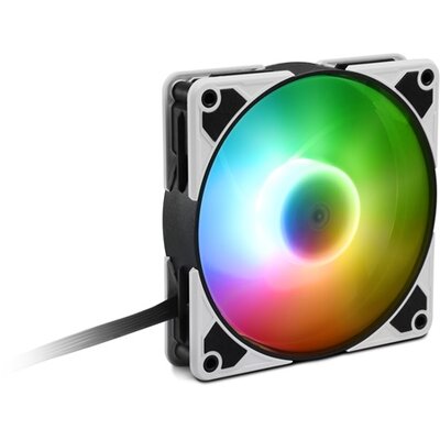 Sharkoon Cooler 12cm - SilentStorm 120 PWM RGB Fan (20,4dB; 93,6 m3/h; 1400rpm; 3pin + 4pin csatlakozó; ház hűtésre)