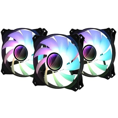 Zalman ZM-IF120 - Milky White Addressable RGB fan - 3 pack + RGB controller