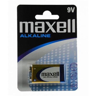 Maxell Elem - Alkáli elem, (6LR61), 9V (no mercury)