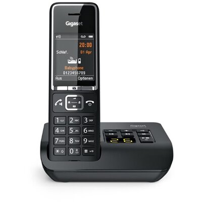 GIGASET ECO DECT Telefon Comfort 550A fekete, üzenetrögzítő