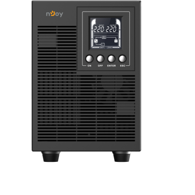 NJOY Szünetmentes 2000VA - Echo Pro 2000 (4 Schuko, RS-232, On-line, szinuszhullám, generátor támogatás, fekete)