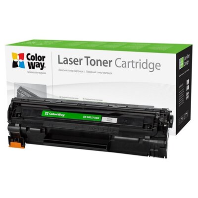 COLORWAY Standard Toner CW-H435/436M, 2000 oldal, Fekete - HP CB435A/CB436A/CE285A; Can. 712/713/725