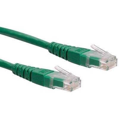 ROLINE kábel UTP CAT6 0,3m zöld