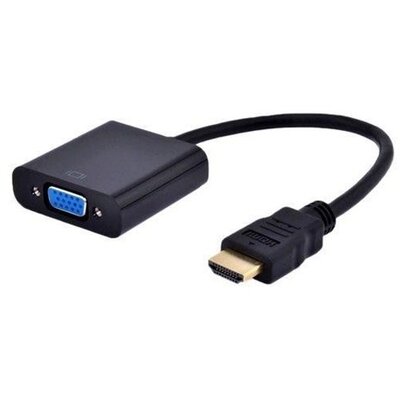 Gembird A-HDMI-VGA-04 fekete HDMI - VGA adapter