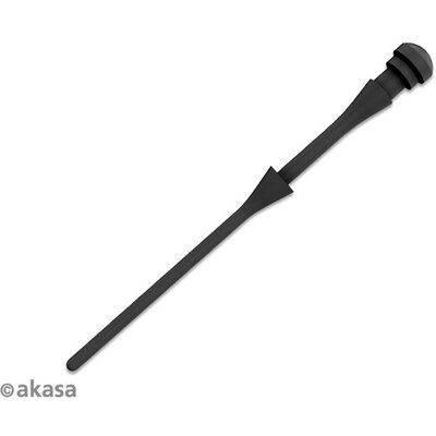 Akasa szilikon-gumi anti-vibrációs tű házhűtéshez - 60pcs - Fekete - AK-MX003-BKT60