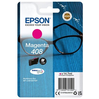 EPSON Patron Singlepack Magenta 408 DURABrite Ultra Ink (C13T09J34010)