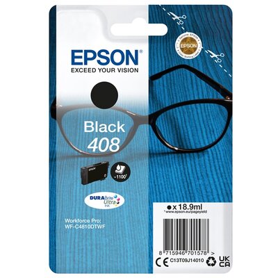 EPSON Patron Singlepack Black 408 DURABrite Ultra Ink (C13T09J14010)