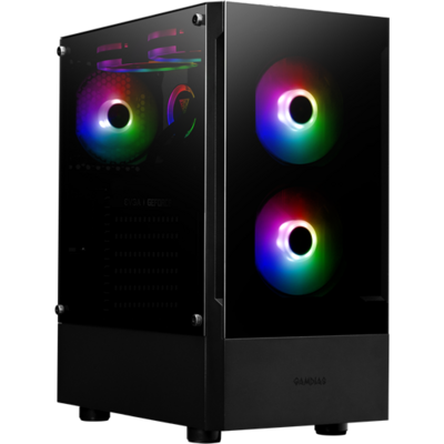 GAMDIAS TALOS E3 gaming case - fekete