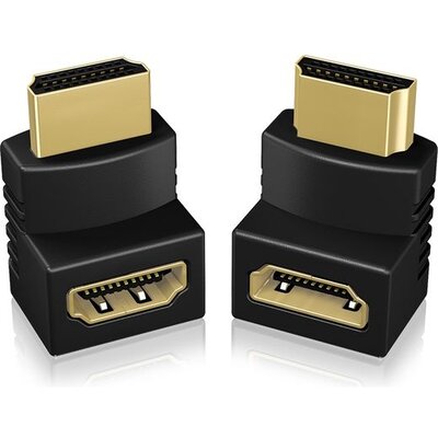 RAIDSONIC Icy Box IB-CB009-1 Set of 2x HDMI® angle adapters with two different directions