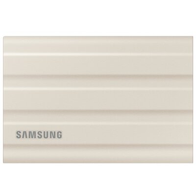 Samsung Külső SSD 2TB - MU-PE2T0K/EU (T7 Shield external, beige, USB 3.2, 2TB)