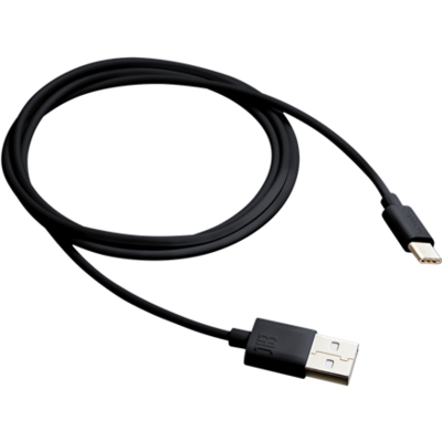 CANYON Töltőkábel, USB - USB-C, 1m, fekete - CNE-USBC1B