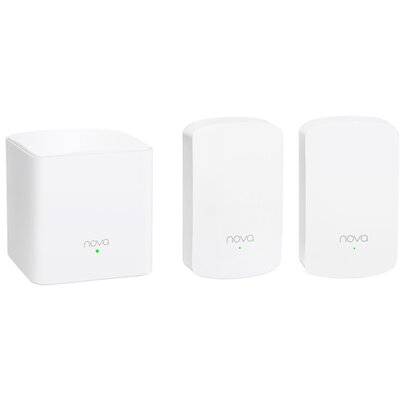 Tenda Mesh WiFi AC1200 - Nova MW5 (3pack; 300Mbps 2,4GHz + 867Mbps 5GHz; 2port 1Gbps; 1port 100Mbps secondary)