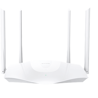 Tenda Router WiFi AX1800 - RX3 (574Mbps 2,4GHz + 1201Mbps 5GHz; 4port 1Gbps, MU-MIMO; 4x6dBi)